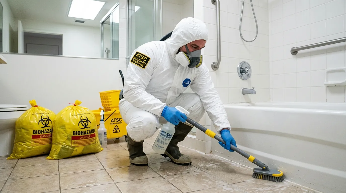 Decontamination equipment deployed for Blood Cleanup in Blair